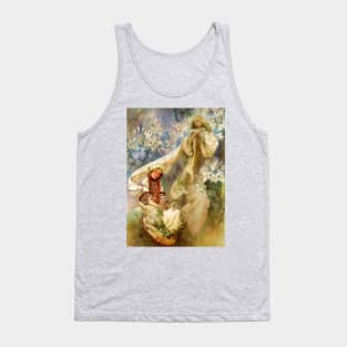 Madonna of the Lilies Tank Top